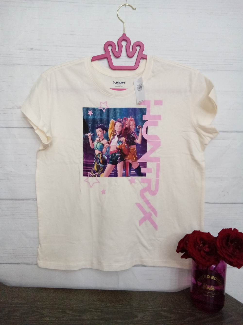 NWT Old Navy KPop Demon Hunters HUNTR/X Girls Tee XXL 18